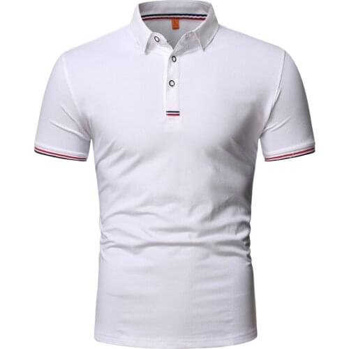 Short sleeve polo shirt men casual fashion Business polo shirt summer cozy lapel men polo shirts cotton