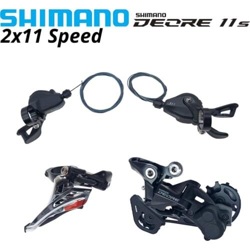 SHIMANO DEORE M5100 2x11s 22s Group SL Shifter Lever Right Left Pair 11v RD M4120 M5120 SGS REAR DERAILLEUR FD-M5100 Front swith