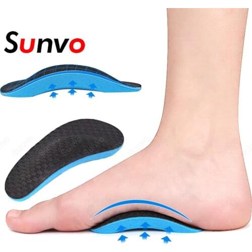 EVA Arch Support Orthopedic Plantar Fasciitis Insoles Valgus Corrector for Flat Feet Treatment Shoes Inserts Foot Care Pads