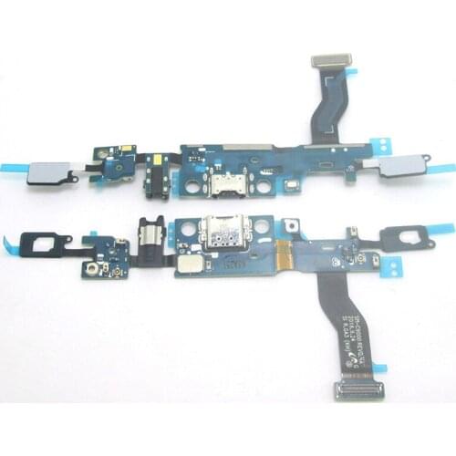 USB Charging Charge Connector Microphone Flex Cable Audio Headset Headphone Plug for Samsung C9 Pro C9000