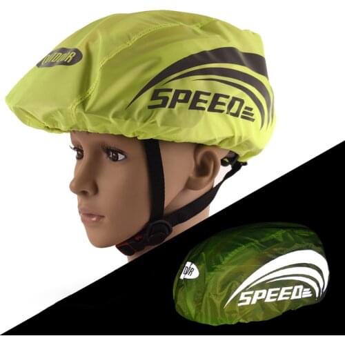 Bike Bicycle Helmet Waterproof Cover Cycling MTB Road Bike Helmet Reflective Strip Rain Cover