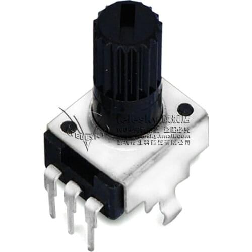 0932 potentiometer vertical adjustable resistance 5k, 10k 50k 100k 3 feet long handle 12.5MM RV09 type