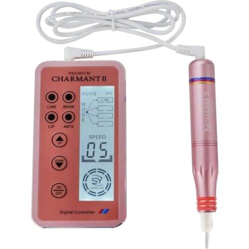 1PC high quality charming permanent make-up machine set for eyebrow pencil rotating Swiss micro blade Mts pen set