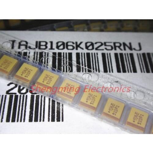 20PCS 3528 106E 25V 10UF B type SMD tantalum capacitors