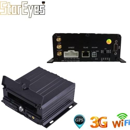 4 Ch AHD 720P HDD SD Card WiFi GPS 3G Mobile DVR for Trailer Truck Taxi Vehicle Car School Bus