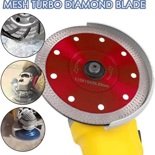 Diamond Saw Blade Cutting Disc 115mm 4.5" Super Thin Porcelain Cutter Sawblades Angle Grinder Wheel Disc for Cut Porcelain Tiles
