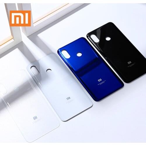 Xiaomi Mi8 Mi 8 Phone Case Back Battery Cover 3D Glass Rear Door Housing Cover Case Replacement for xiaomi mi 8 Protective Cover