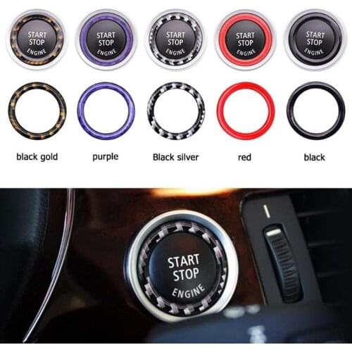 Car Engine Start Stop Button Decoration Ring Trim For BMW 1/3/5 Series E87 E90 E60 320 Car Accessories Interior Mouldings New