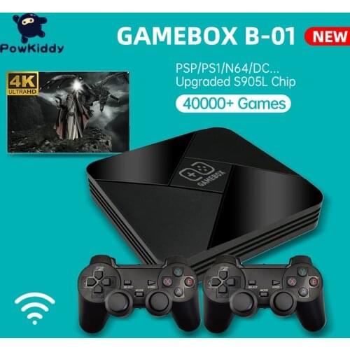 Powkiddy G5 S905L Mini Game Box Emulator Andriod System 7.1 10000/15000+ Video Game Player Support Viewing Youtube Facebook