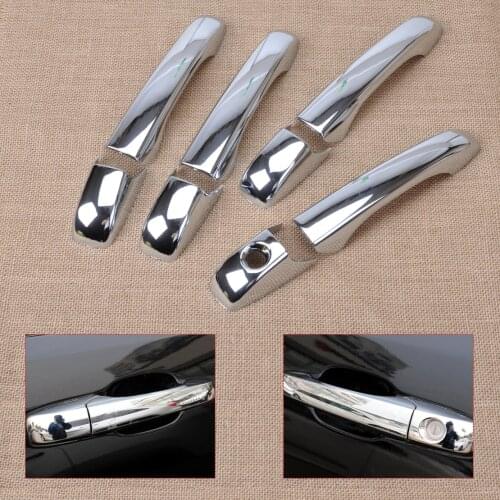 Beler Chrome Door Handle Cover Trim for Dodge Avenger Caliber Magnum For Chrysler Town Country Sebring Sedan For Jeep Compass