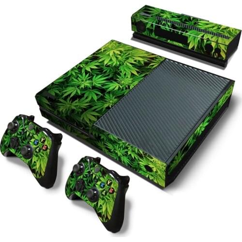 Camouflage Plastic Vinyl Skin Sticker For Xbox-one Console with 2 Controllers Cover For xbox-one Gamepad Joypad Decal