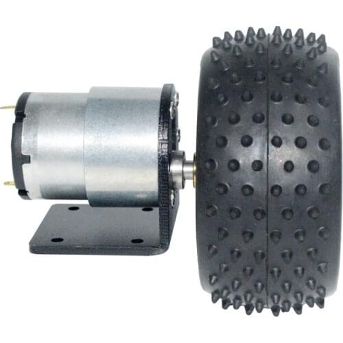 Geared Motor DC 12V 24V Wheel Tire Intelligence Cars kit DIY Toy Electric Reduce 7RPM To 960RPM 12 Volt V Mini Motors JGB37-520