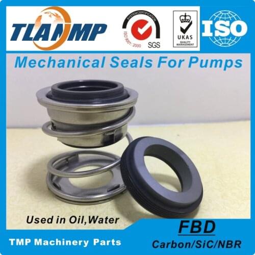 FBD-35 (Shaft size=35mm) Rubber Bellow TLANMP Mechanical Seals Used in Oil,Water,Corrosive medium (Material:Carbon/SiC/NBR)