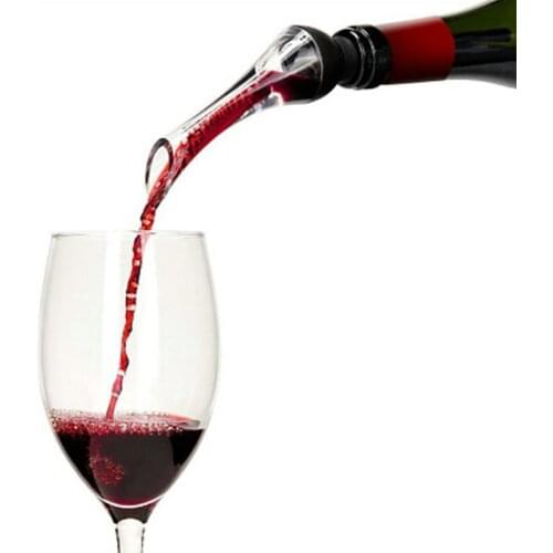 Red Wine Inflatable Wine Pourer Decanter Device Wine Aerator Quick Inflator Tool Pump Portable Filter Rod Accessories