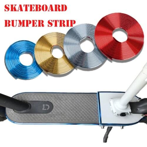 Skateboard Bumper Strip Protective Strip Tape 8m for Xiaomi Mijia M365 Electric Skateboard Car Scooter Parts Decorative Strips