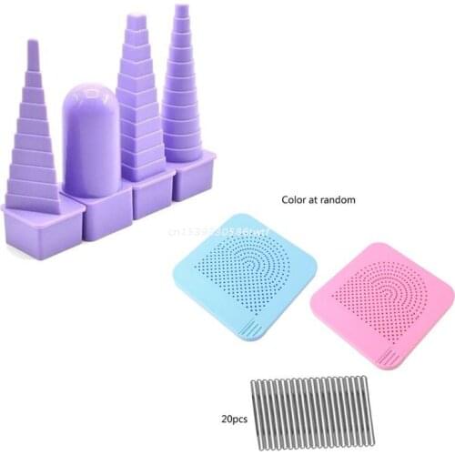 3 Shapes Handmade Wire Quick Round Square Triangle Spiral Maker Roller Quilling Modeling Tools Jewelry Making Tools Dropship