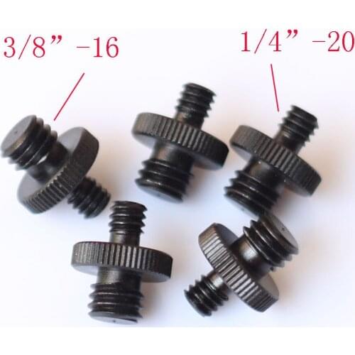 5pcs 1/4" Male to 3/8" Male Adapter fr camera tripod DSLR Rig Stabilizer Support (pack of Five)