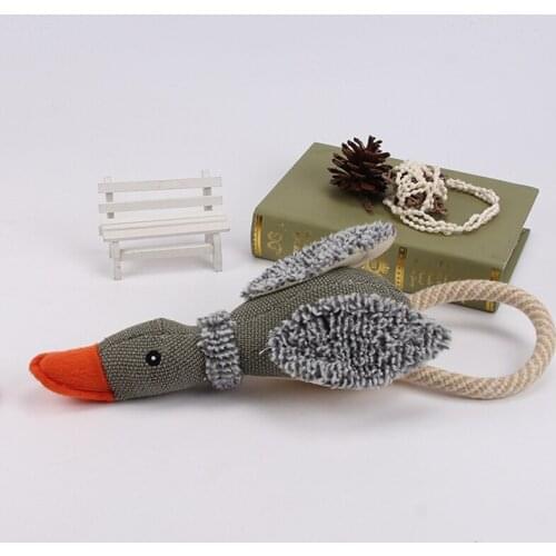 Cotton linen dog toy interactive puzzle bite resistant pet toy,Q53