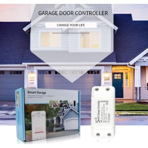 MS-102 WIFI Smart Garage Door Controller APP Controls Phone Timing Switch Alexa / Google Voice Control