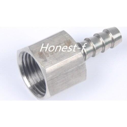 LTWFITTING Bar Production Stainless Steel 316 Barb Fitting Coupler 1/4" Hose ID x 3/8" Female NPT Air Fuel Water
