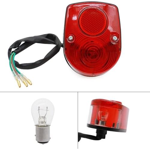 For Honda Brake Tail Light 6V 12V CT70 Z50 SL70 SL90 SL100 SL125 SL175 SL350