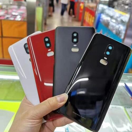 100% Original New 6.28" For Oneplus 6 1+6 A6000 A6003 Rear Back Door Housing Battery Cover