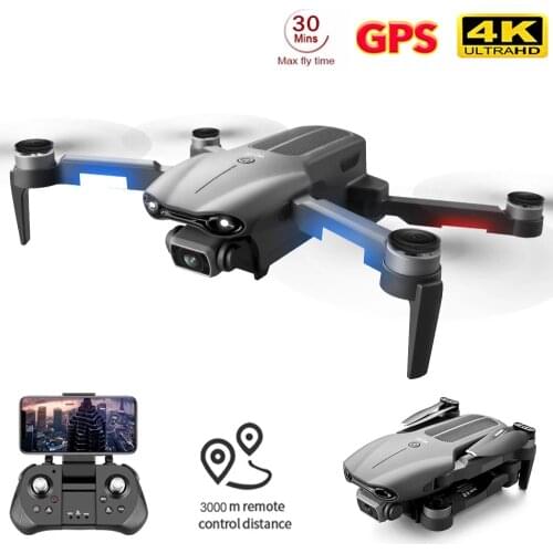 2021 F9 GPS Drone 4K Dual HD Camera Professional Aerial Photography Brushless Motor Foldable Quadcopter RC Distance 1200 Meters