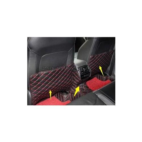 2017 2018 for SKODA KODIAQ Armrest Rear Seat Kick anti-kick Pad Cover Case stickers 3 pcs