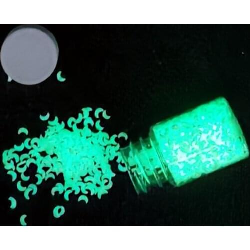 5mm Nail Art Luminous Rhinestones 3D Glow In The Dark Decals Gem Stones Moon/Heart/Star 15g Nail Mini Slices Chrams Decoration