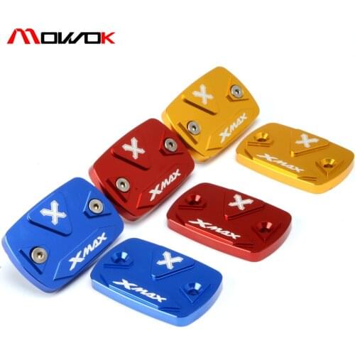 Motorcycle Accessories Motorbike Brake Fluid Tank Cap Cover XMAX LOGO For Yamaha XMAX 300 2015-2021 2020