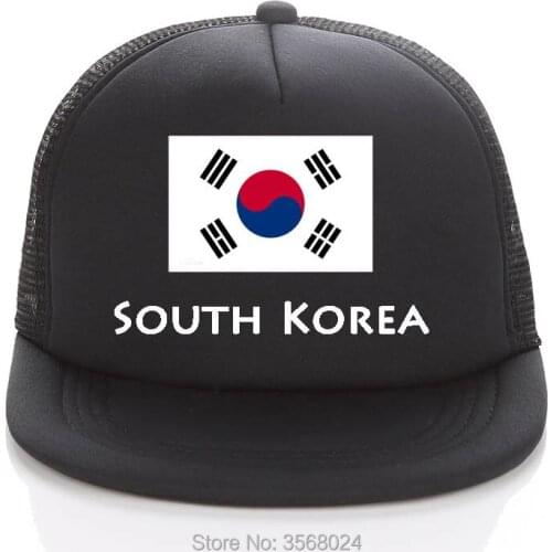 2018 football baseball Hats Men Football Trucker Cap SOUTH KOREA Flag Snapbacks Adult/Kids Sun Hat Children Caps