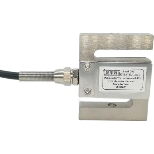 CALT S type load cell 1 Tons 2 Tons 5 Tons Pull and Push Force Measuring Sensor Stainless Steel DYLY-103