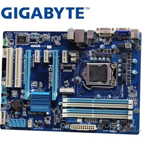 GIGABYTE GA-B75-D3V Desktop Motherboard B75 Socket LGA 1155 i3 i5 i7 DDR3 32G ATX UEFI BIOS Original B75-D3V Used