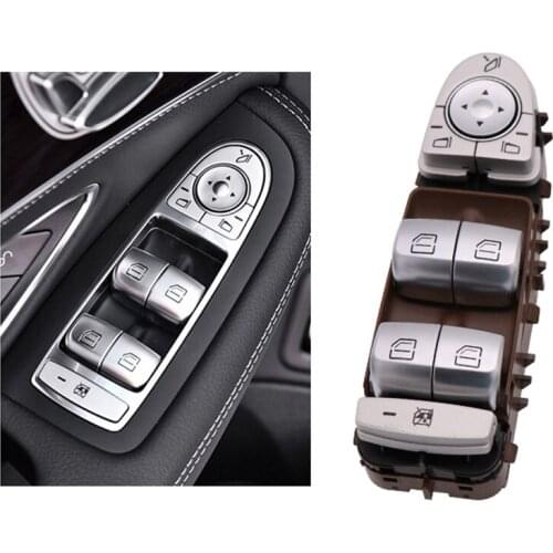 For Mercedes-Benz C-Class W205 C180 C200 C260 C300 Glass Lifter Switch Button Assembly Car Accessories