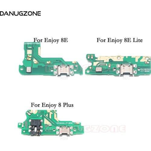 USB Charging Dock Port Socket Jack Plug Connector Charge Board Flex Cable For Huawei Enjoy 8E Lite 8 Plus 8Plus