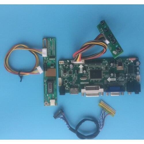 For LP150X08-A3K2/A3K3/A3K4 Controller driver 1024*768 15" LG display 30pin M.NT68676 HDMI kit DVI LCD DIY VGA LVDS LED Screen