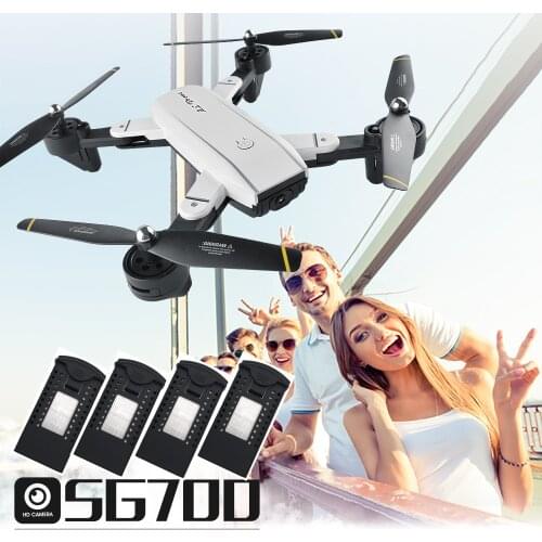 SG700 Optical Follow Drone with Camera Selfie Drones with Camera HD WiFi FPV Quadcopter Auto Return RC Dron Helicopter vs XS809