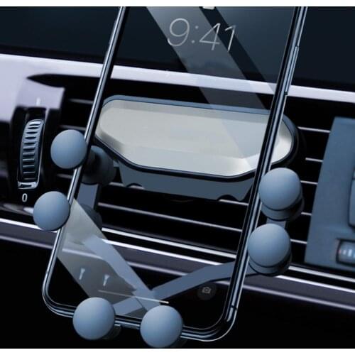 Gravity Car Air Vent Clip No Magnetic Mobile Phone Holder GPS Stand Rack Bracket