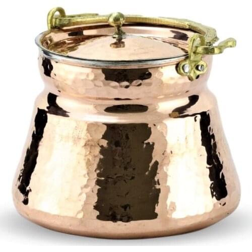 Tattoo Red Yogurt Copper Buckets, 1 LT