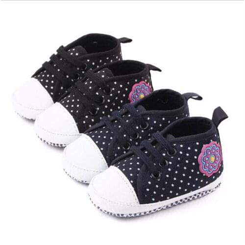 Lovely Flower Baby Sport Shoes Infants Soft Sole First Walkers Antislip Baby Shoes Newborn Boys Girls Casual Shoes