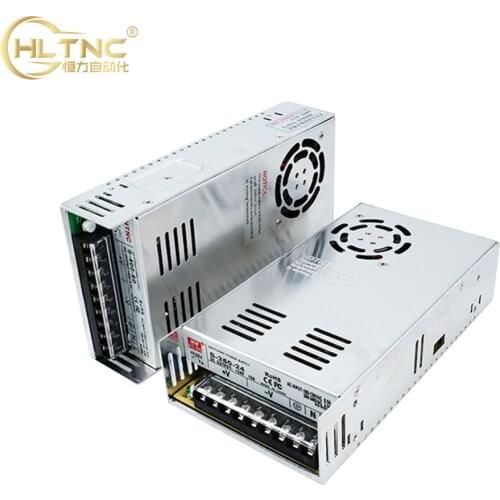 MW 350W switching power supply NES/LRS/S-350-24V14.6A /5V 60A /12V 30A 36V48V DC for cnc motor parts