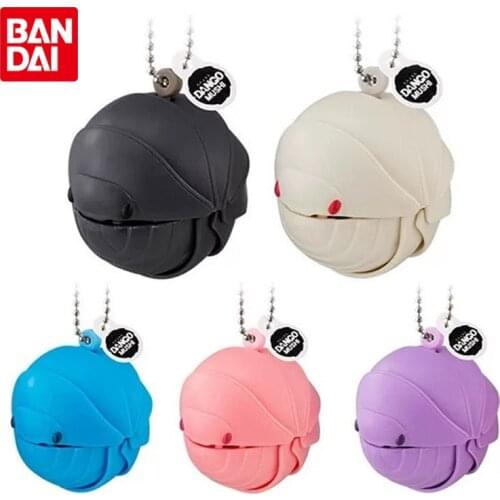 Bandai Genuine Gacha DANGO MUSHI 01 Porceeio Laevis Armadillidium Vulgare Latreille Anime Action Figure Simulation Animal Toys