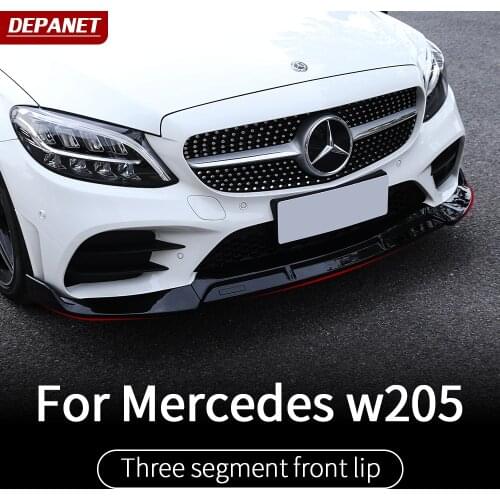 Front lip For Mercedes C w205 amg Mercedes w205 coupe mercedes w205 carbon fiber/c class accessories w205 extertior