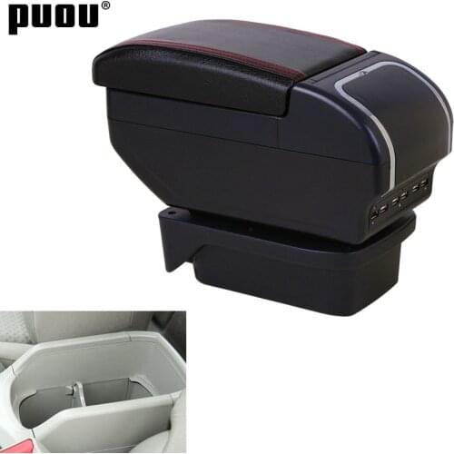 Armrest box For TOYOTA Verso EZ Center Centre Console Storage Box with cup holder ashtray USB interface Car modification accesso