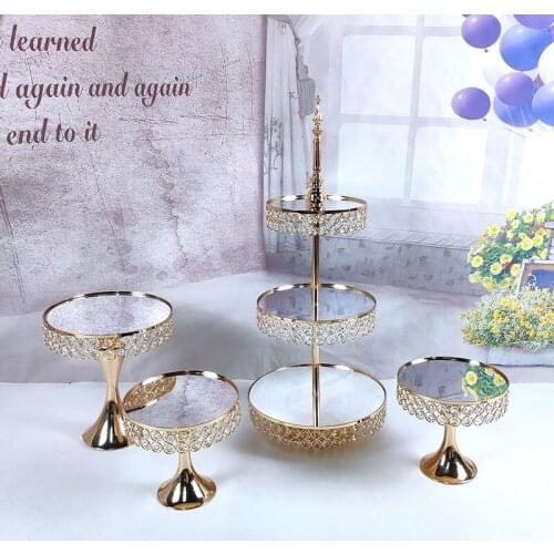 3-9pcs new cake stand set Cupcake Display Stand Dessert Wedding Birthday Party Dessert Cupcake Plate Rack