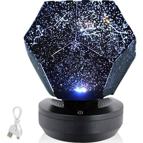 Christmas 60000 Stars Starry Sky Projector Light DIY Assembly Home Planetarium Lamp Bedroom NSV775