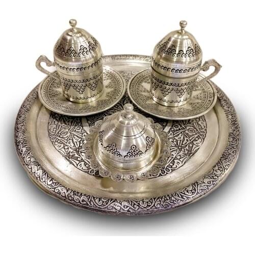 Handmade Copper Coffee Cup Pad (2 Cuplock Suit)