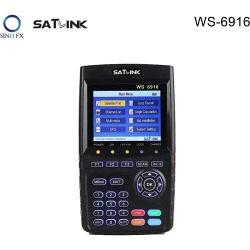 Satlink WS6916 DVB-S2 satellite finder 3.5inch LCD satfinder meter ws-6916