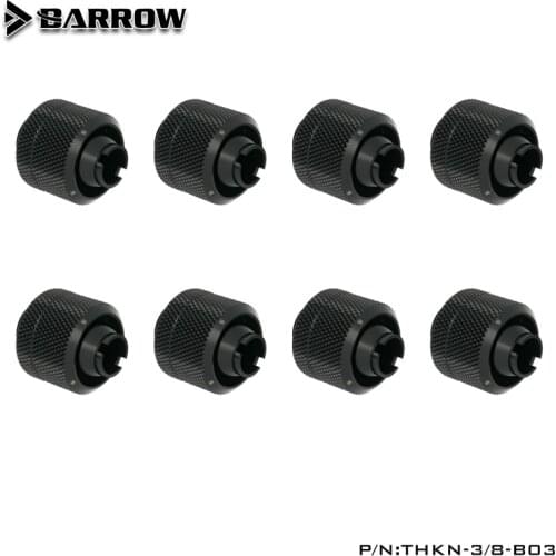 Barrow Hose Fitting Use for Inside Diameter 9.5mm +Outside Diameter 12.7 Soft Tube 3/8"ID X 1/2"OD Tubing Compression Fitting