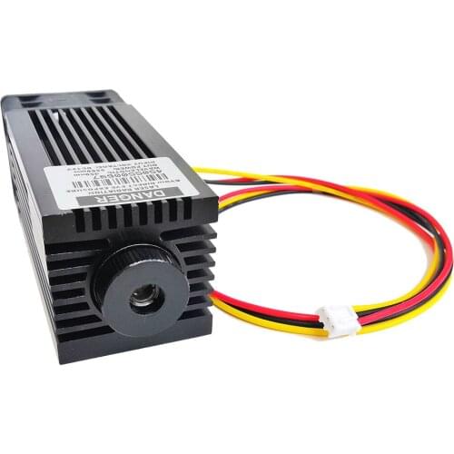 High Power 450nm 3.5W Blue Diode Laser Module Head With TTL DC 12V 3500mW for DIY CNC Engraving Accessories